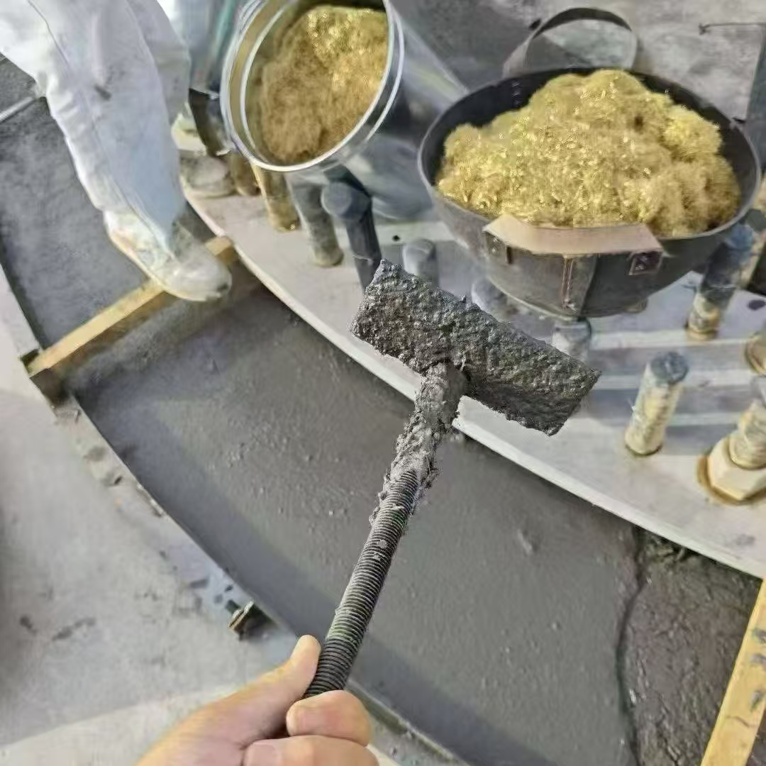 青铜峡C120钢纤维高强无收灌浆料 轧机压缩机汽轮机发电机锻压设备底座灌浆材料